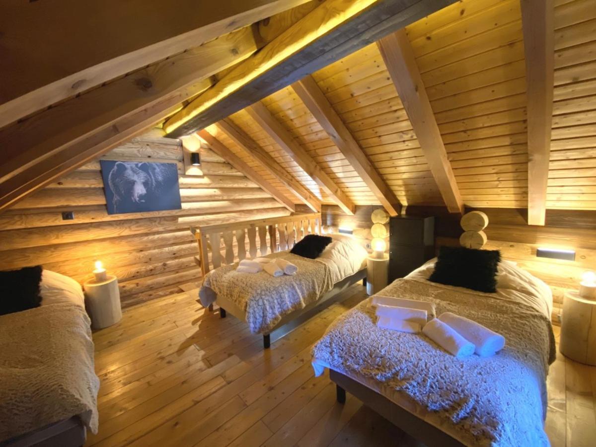 L'Ours Noir Chalet En Rondins La Bresse Εξωτερικό φωτογραφία
