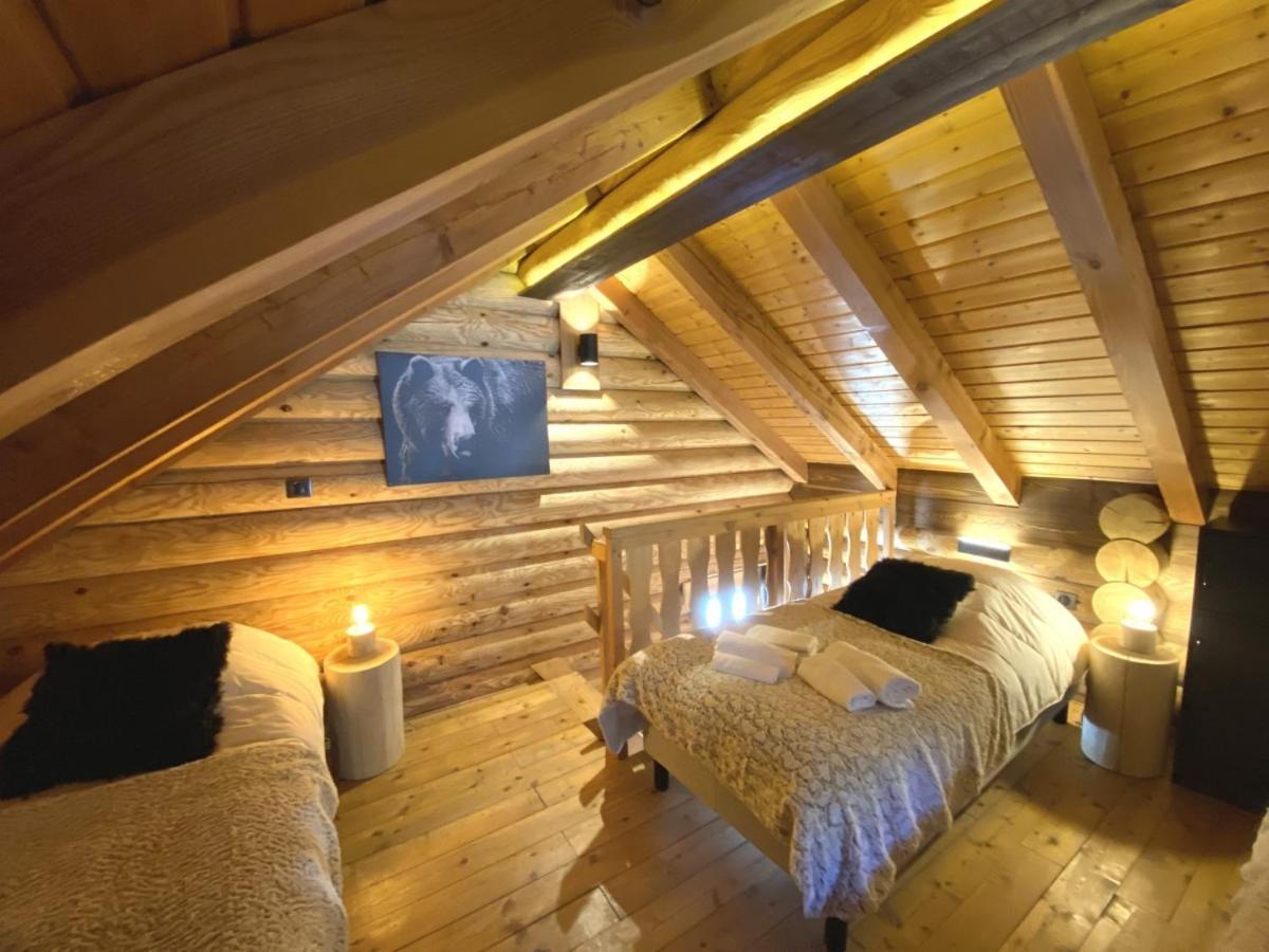 L'Ours Noir Chalet En Rondins La Bresse Εξωτερικό φωτογραφία