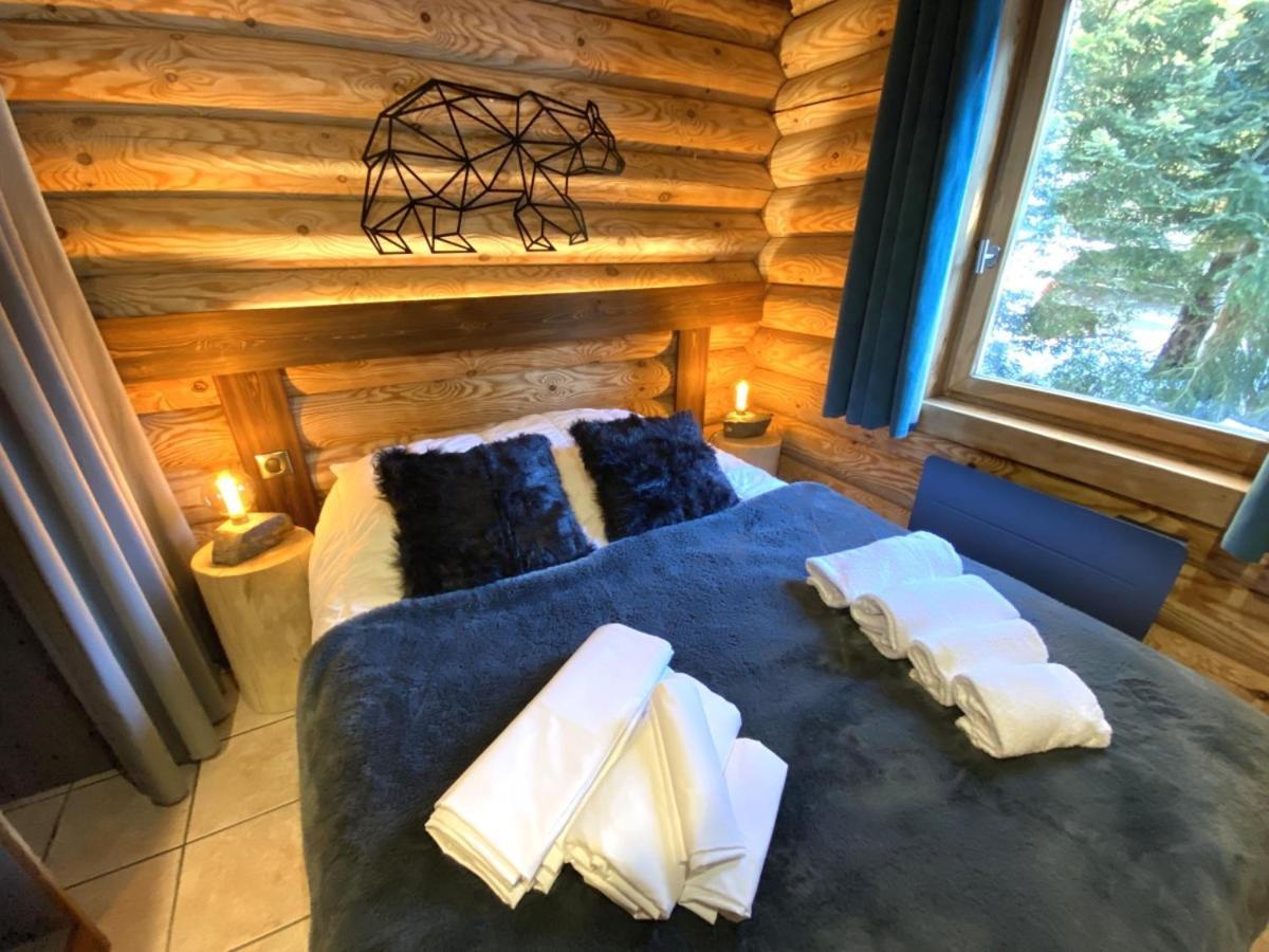 L'Ours Noir Chalet En Rondins La Bresse Εξωτερικό φωτογραφία