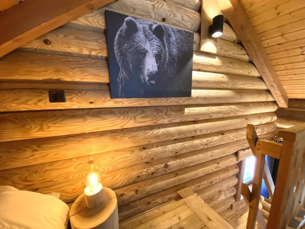 L'Ours Noir Chalet En Rondins La Bresse Εξωτερικό φωτογραφία